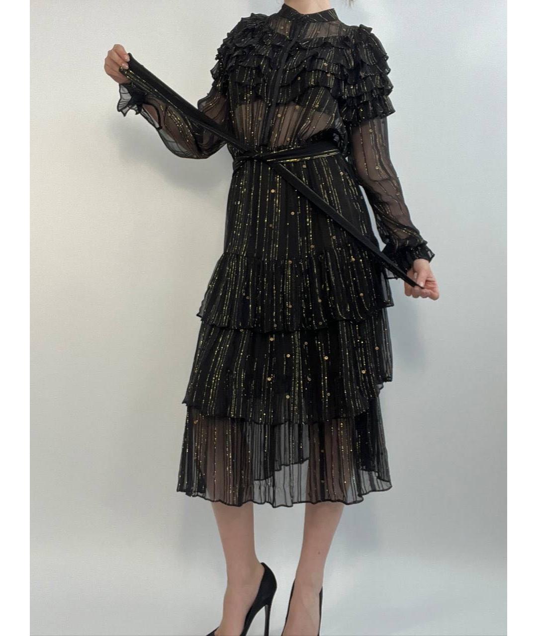 DODO BAR OR Черное коктейльное платье, фото 6