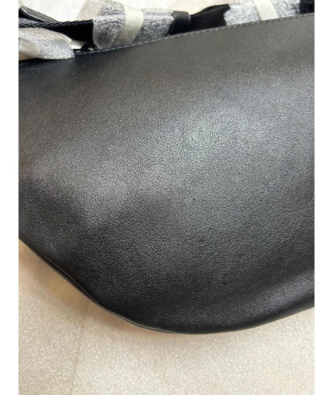 COACH Черная кожаная сумка на плечо, фото 7