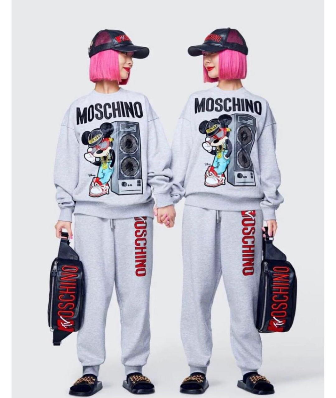 MOSCHINO Черная поясная сумка из искусственной кожи, фото 6