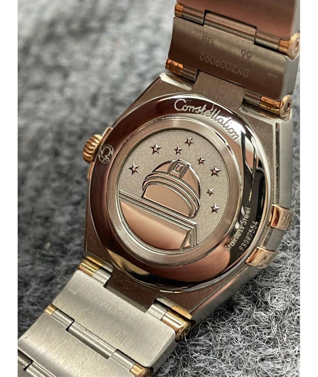 OMEGA Золотые металлические часы, фото 3