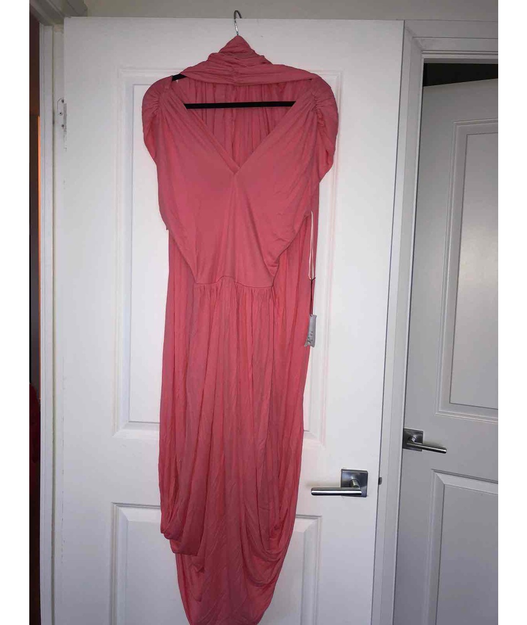 CELINE PRE-OWNED Розовое шелковое повседневное платье, фото 2