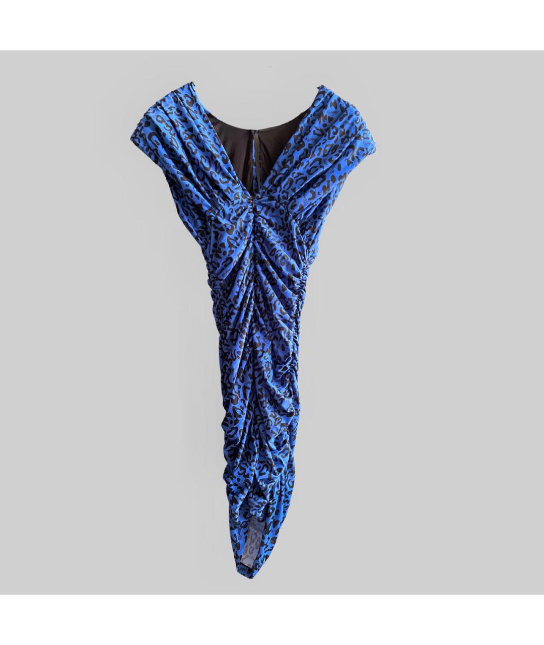 ANIYE BY Синее полиэстеровое коктейльное платье, фото 2