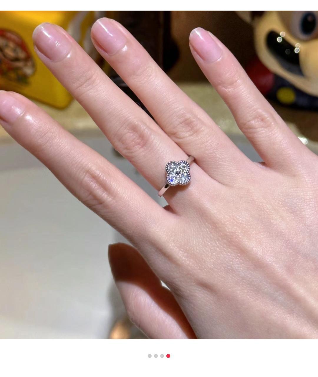 VAN CLEEF & ARPELS Серебряное кольцо из белого золота, фото 7