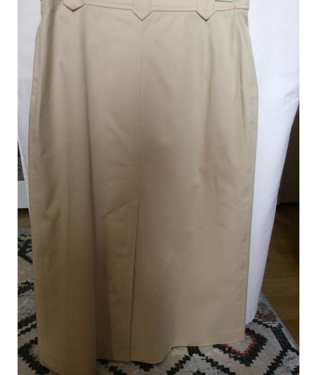 ESCADA Хлопко-эластановая юбка миди, фото 4