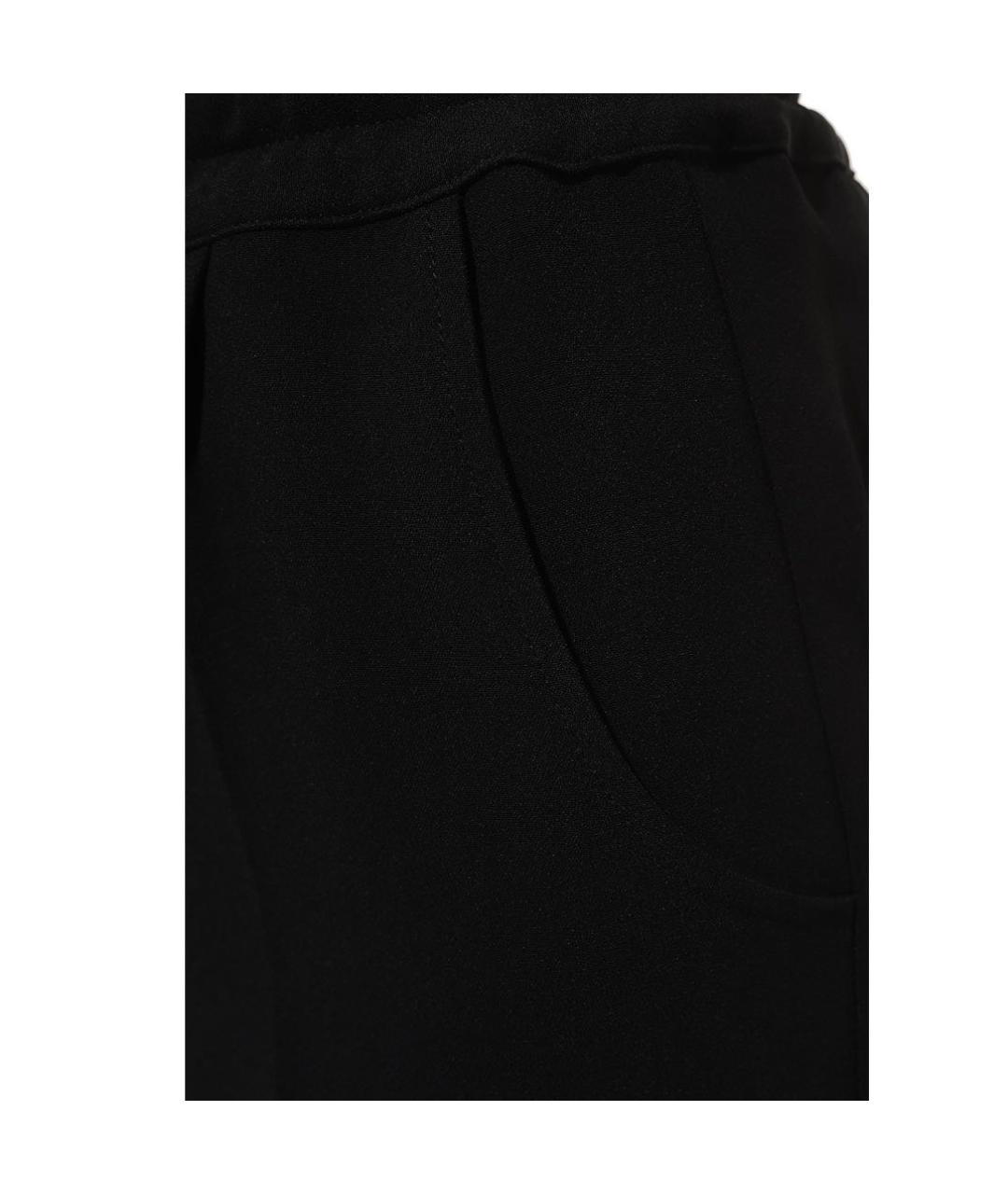KITON Черные шелковые брюки узкие, фото 4