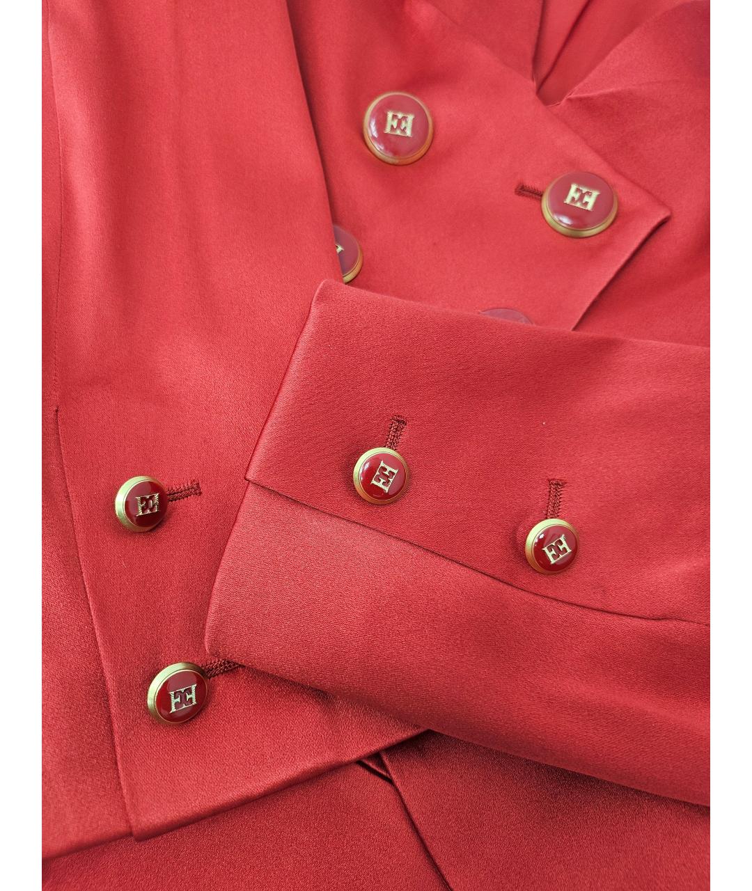 ESCADA Красный вискозный жакет/пиджак, фото 5
