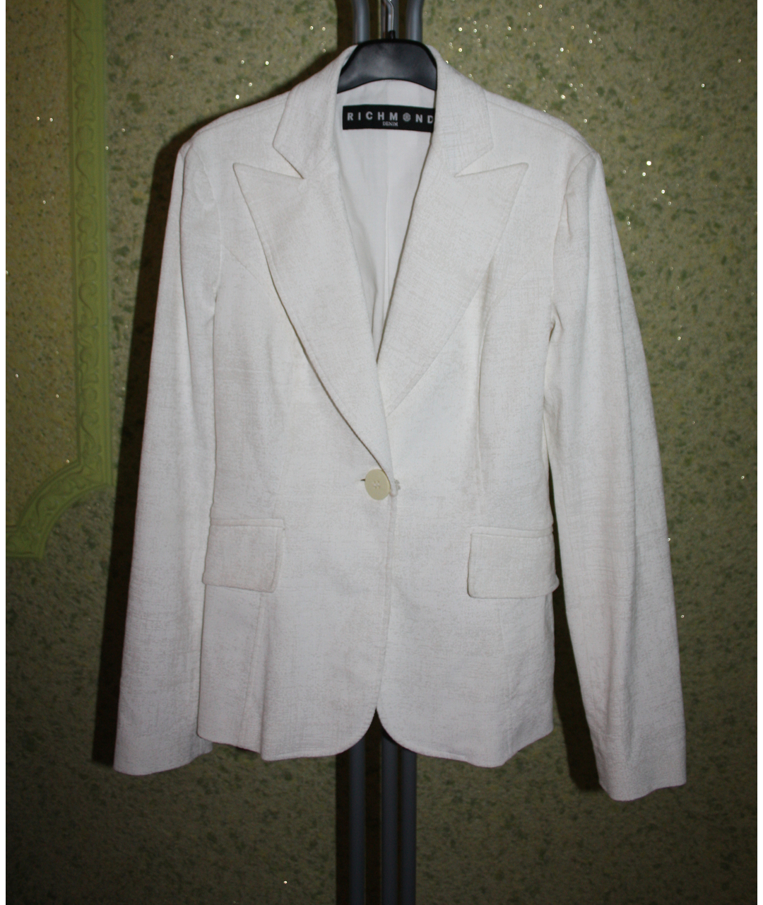 JOHN RICHMOND Белый хлопковый жакет/пиджак, фото 5