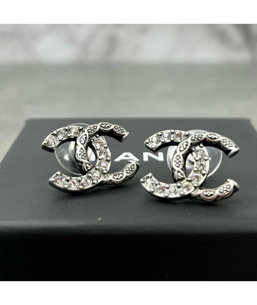 CHANEL PRE-OWNED Серебряные серьги, фото 3