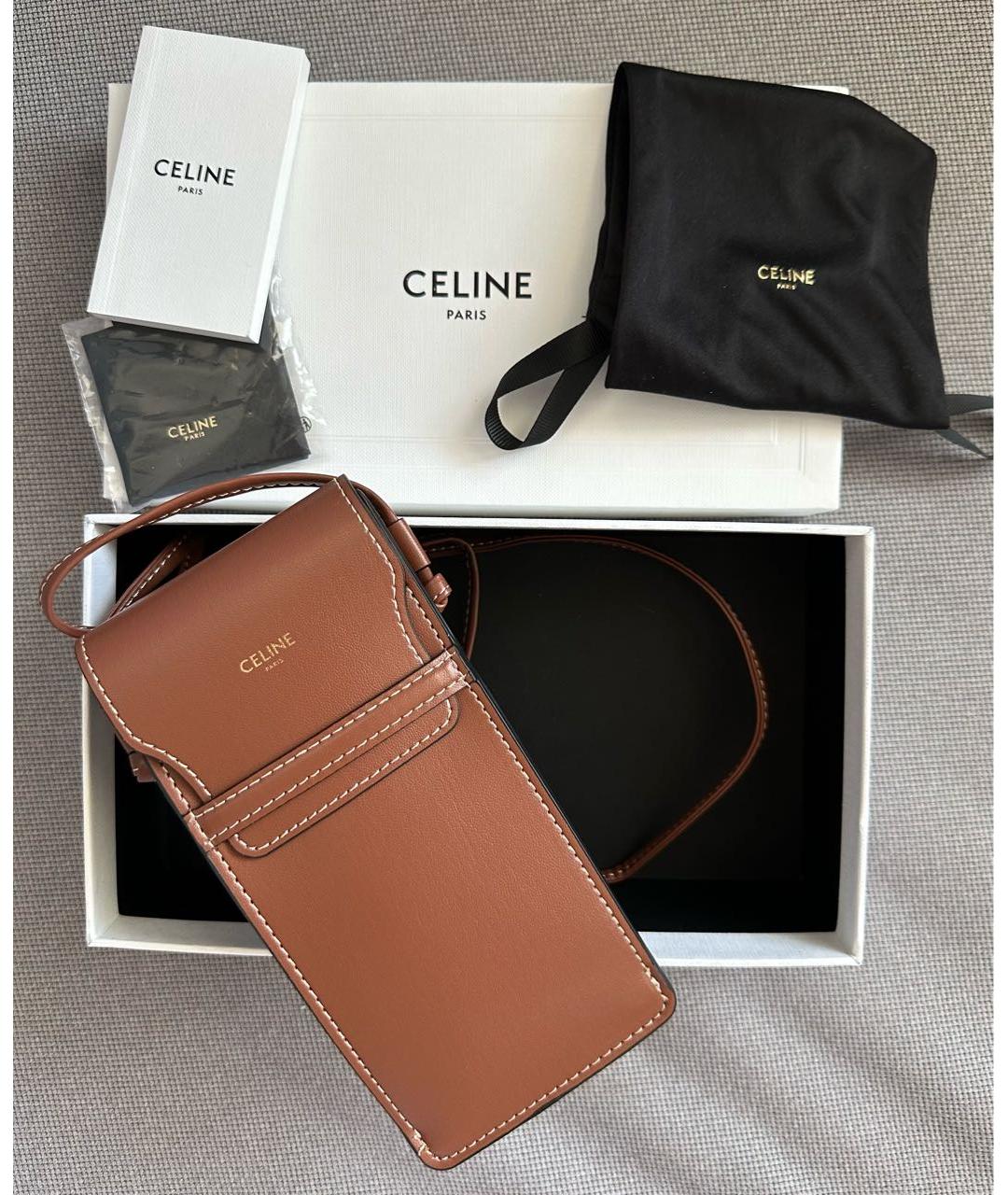 CELINE PRE-OWNED Золотые металлические солнцезащитные очки, фото 5