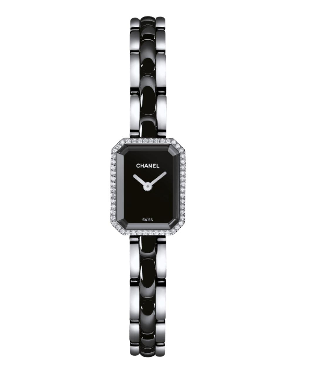 CHANEL Черные стальные часы, фото 1