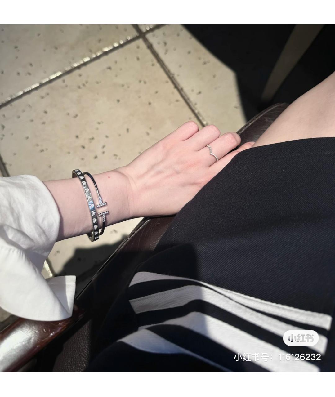 TIFFANY&CO Серебряный браслет из белого золота, фото 8