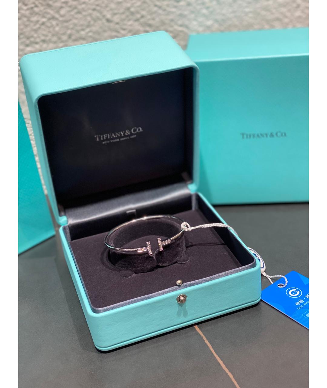TIFFANY&CO Серебряный браслет из белого золота, фото 2