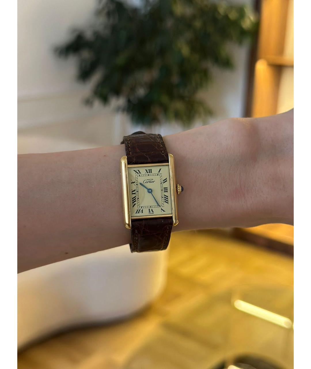 CARTIER Коричневые часы, фото 3