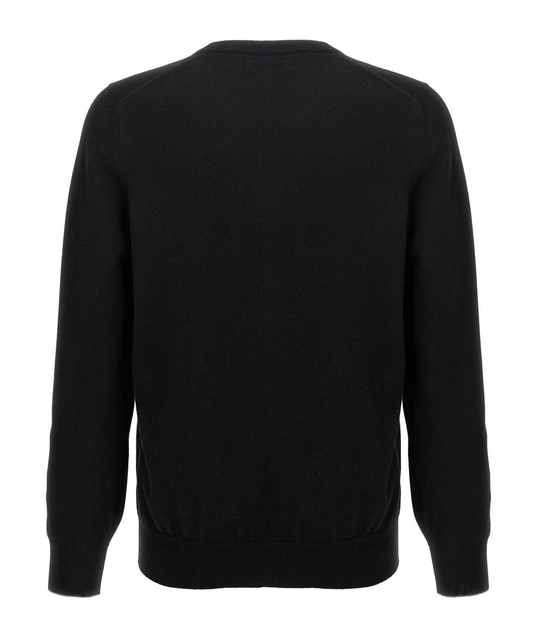BRUNELLO CUCINELLI Черный кашемировый джемпер / свитер, фото 2