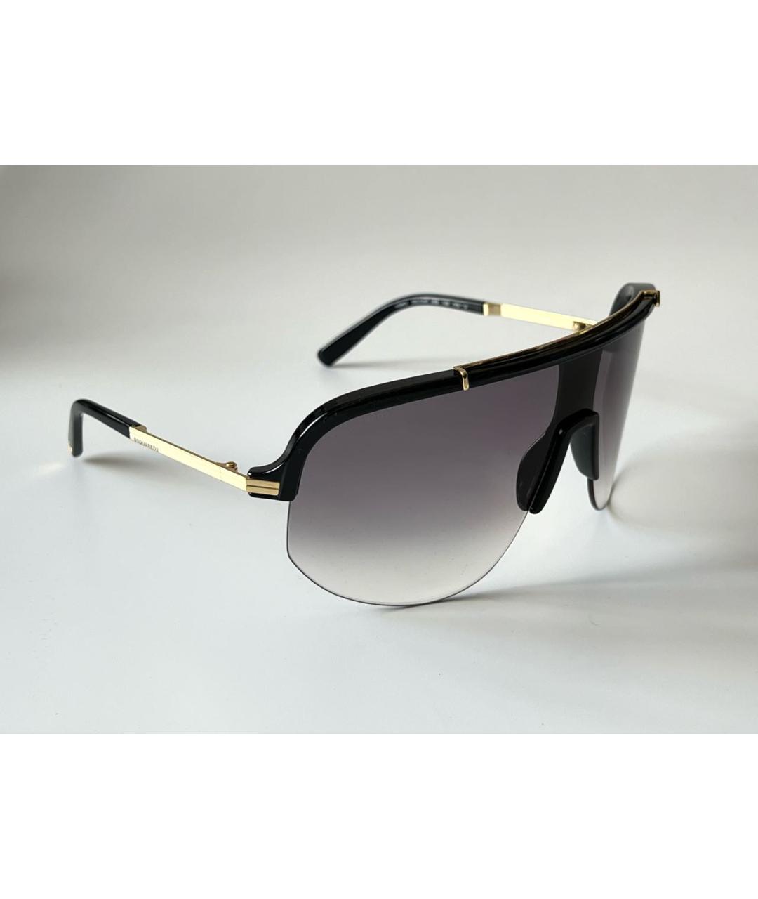 JOHN RICHMOND Черные пластиковые солнцезащитные очки, фото 7
