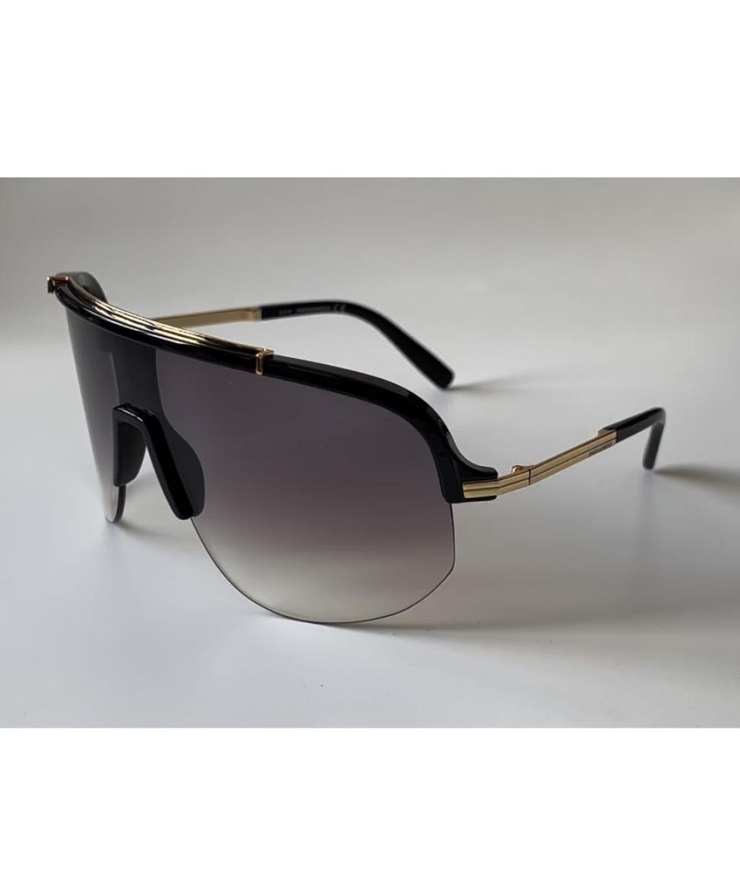 JOHN RICHMOND Черные пластиковые солнцезащитные очки, фото 2