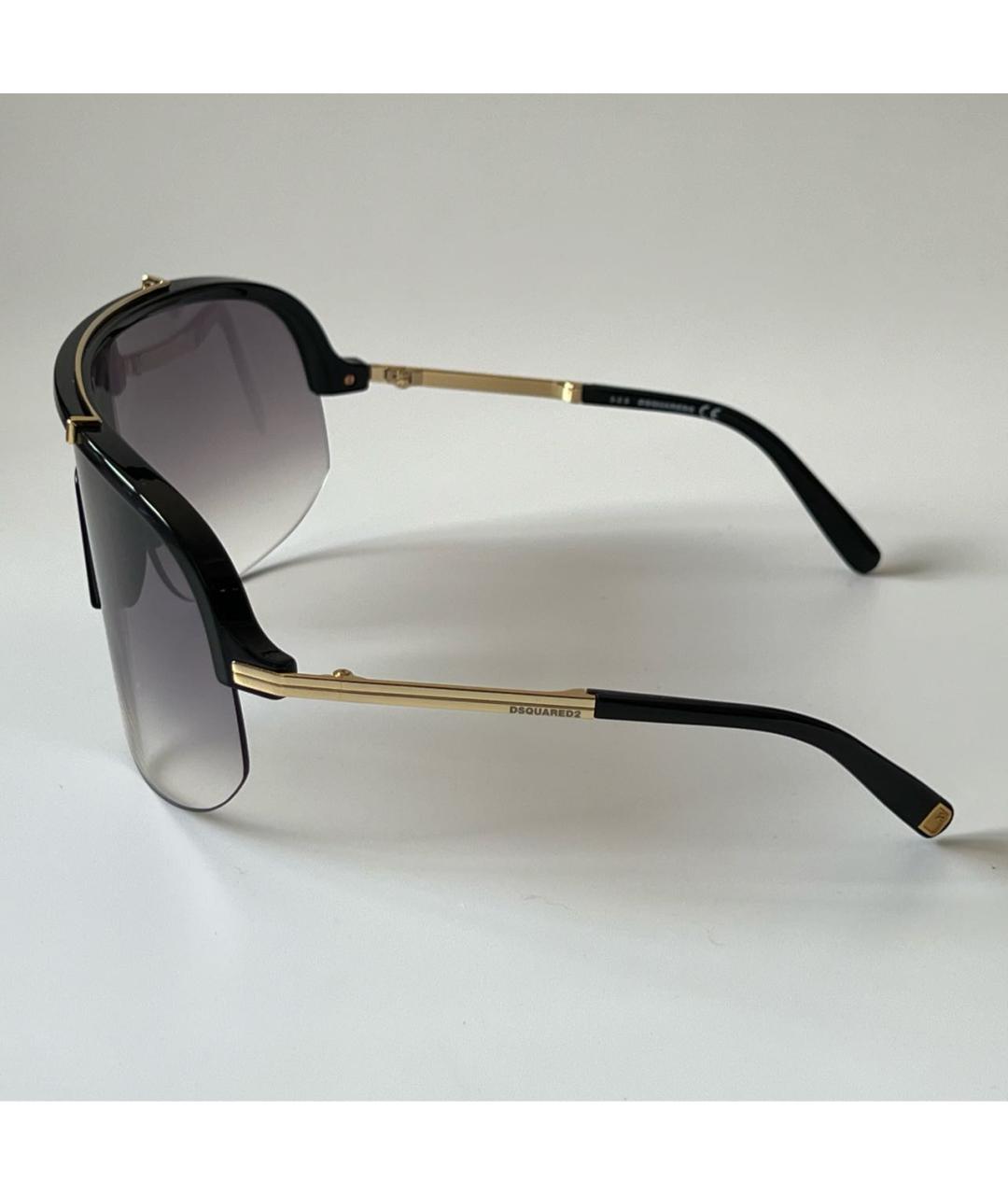 JOHN RICHMOND Черные пластиковые солнцезащитные очки, фото 8