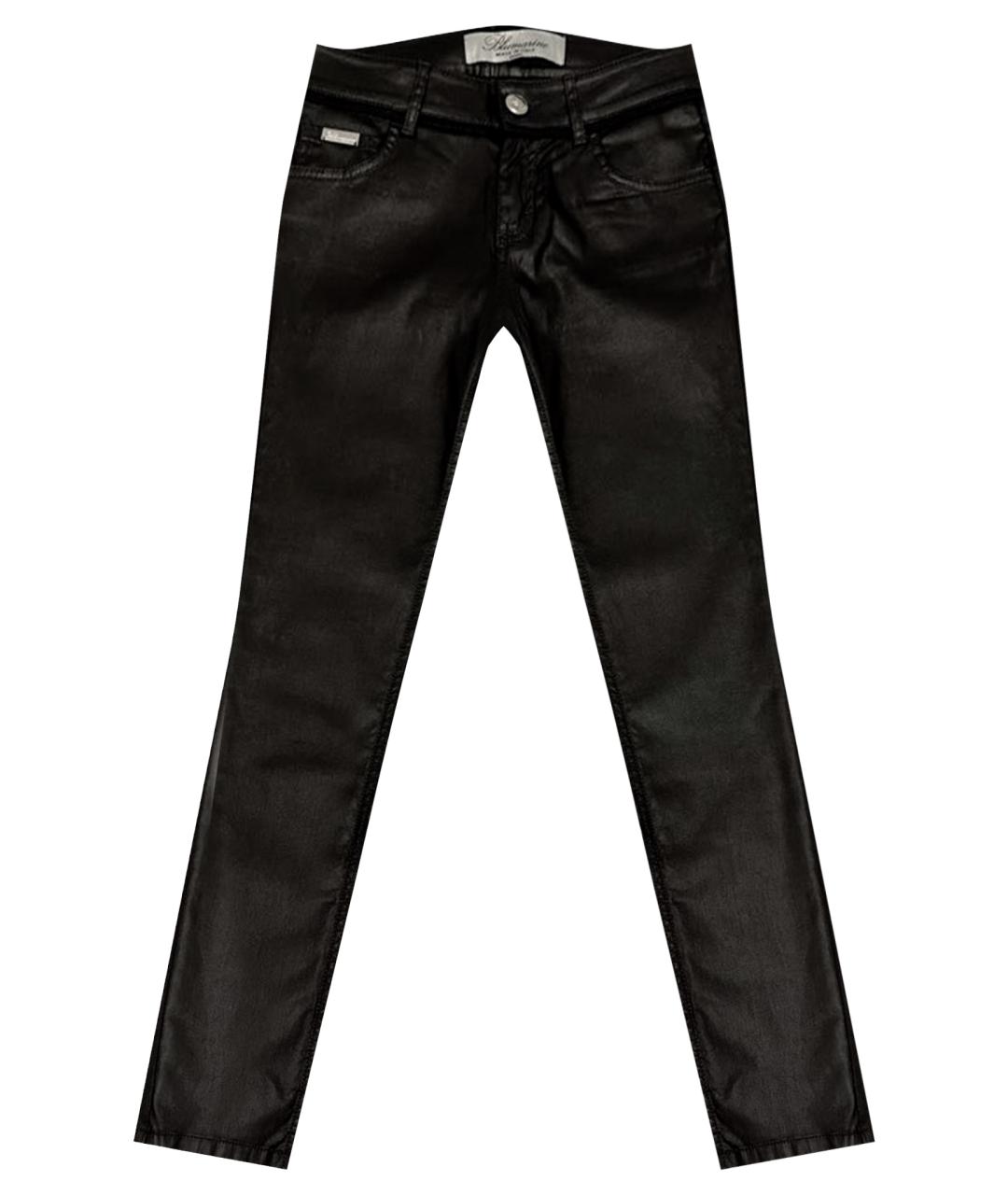 BLUMARINE Коричневые хлопко-эластановые джинсы слим, фото 1