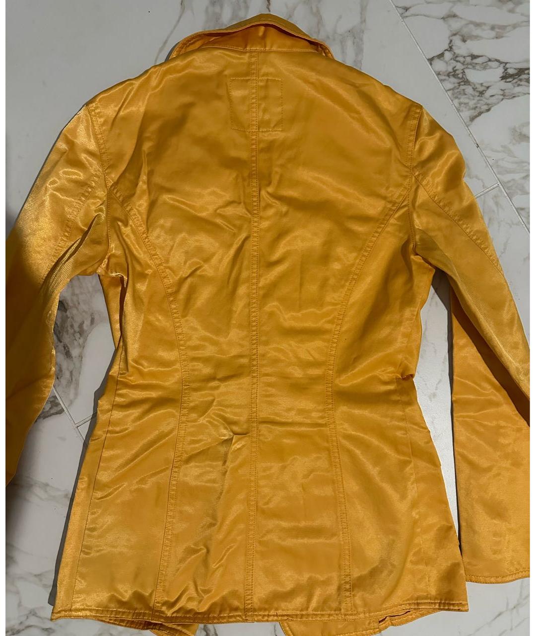 MOSCHINO Оранжевая хлопковая куртка, фото 3
