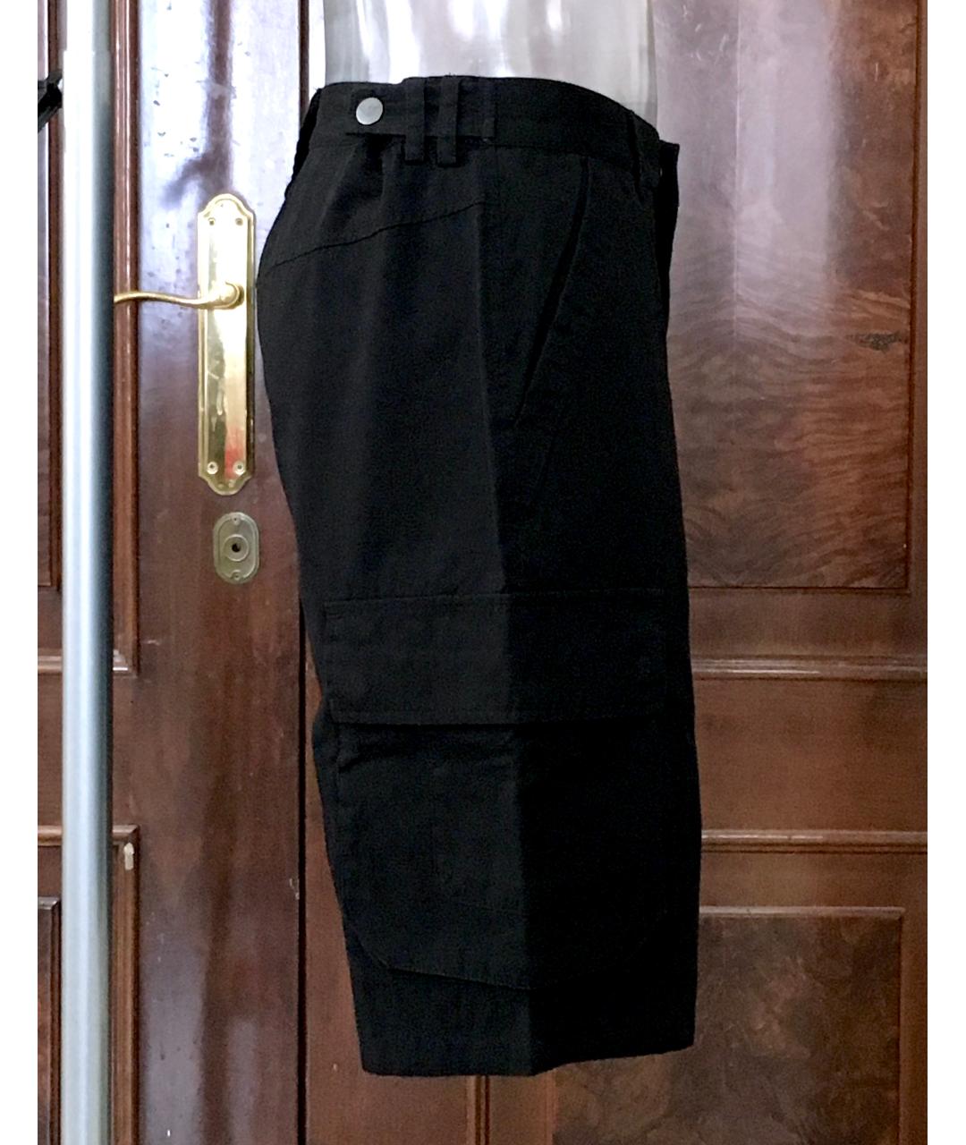 EMPORIO ARMANI Черные хлопковые шорты, фото 5
