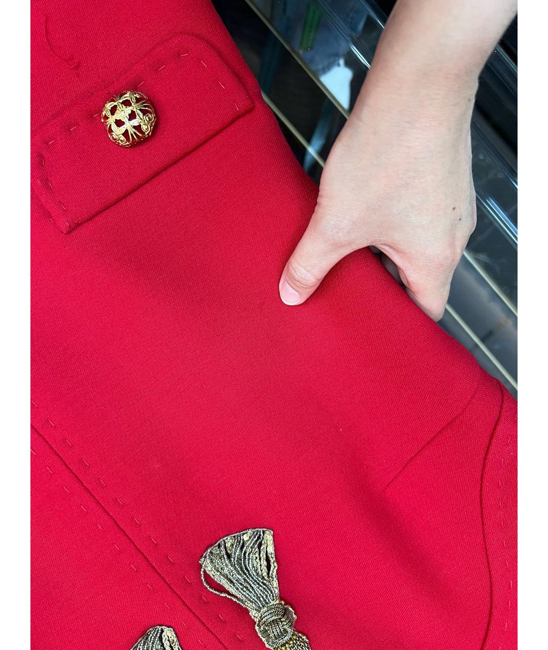 DOLCE&GABBANA Красное коктейльное платье, фото 7