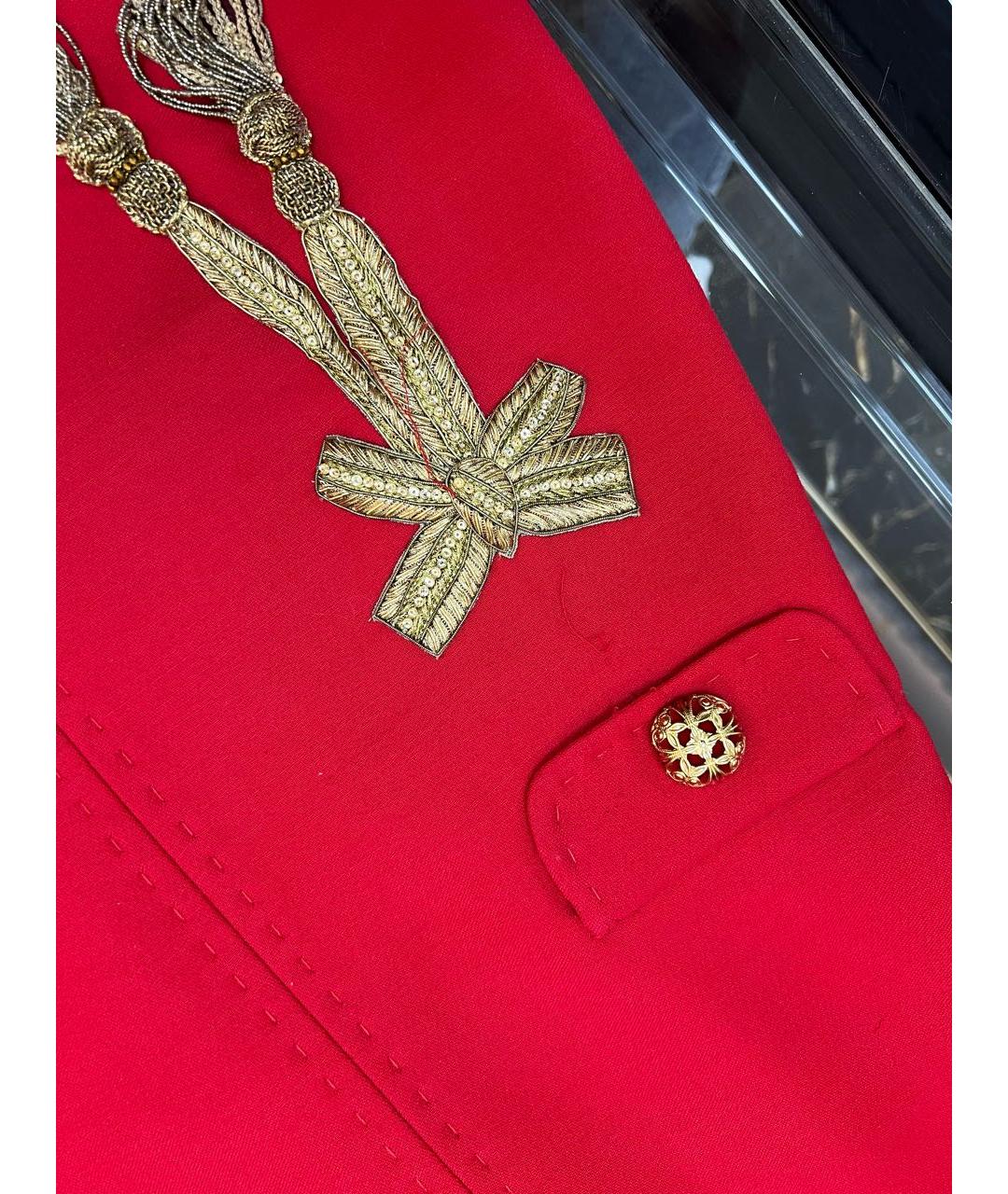 DOLCE&GABBANA Красное коктейльное платье, фото 8