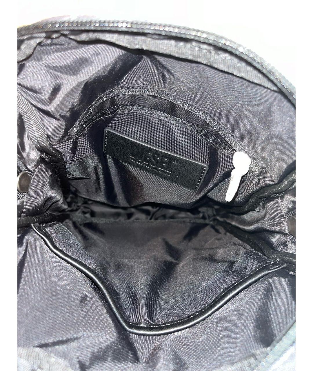 DIESEL Серая синтетическая поясная сумка, фото 4