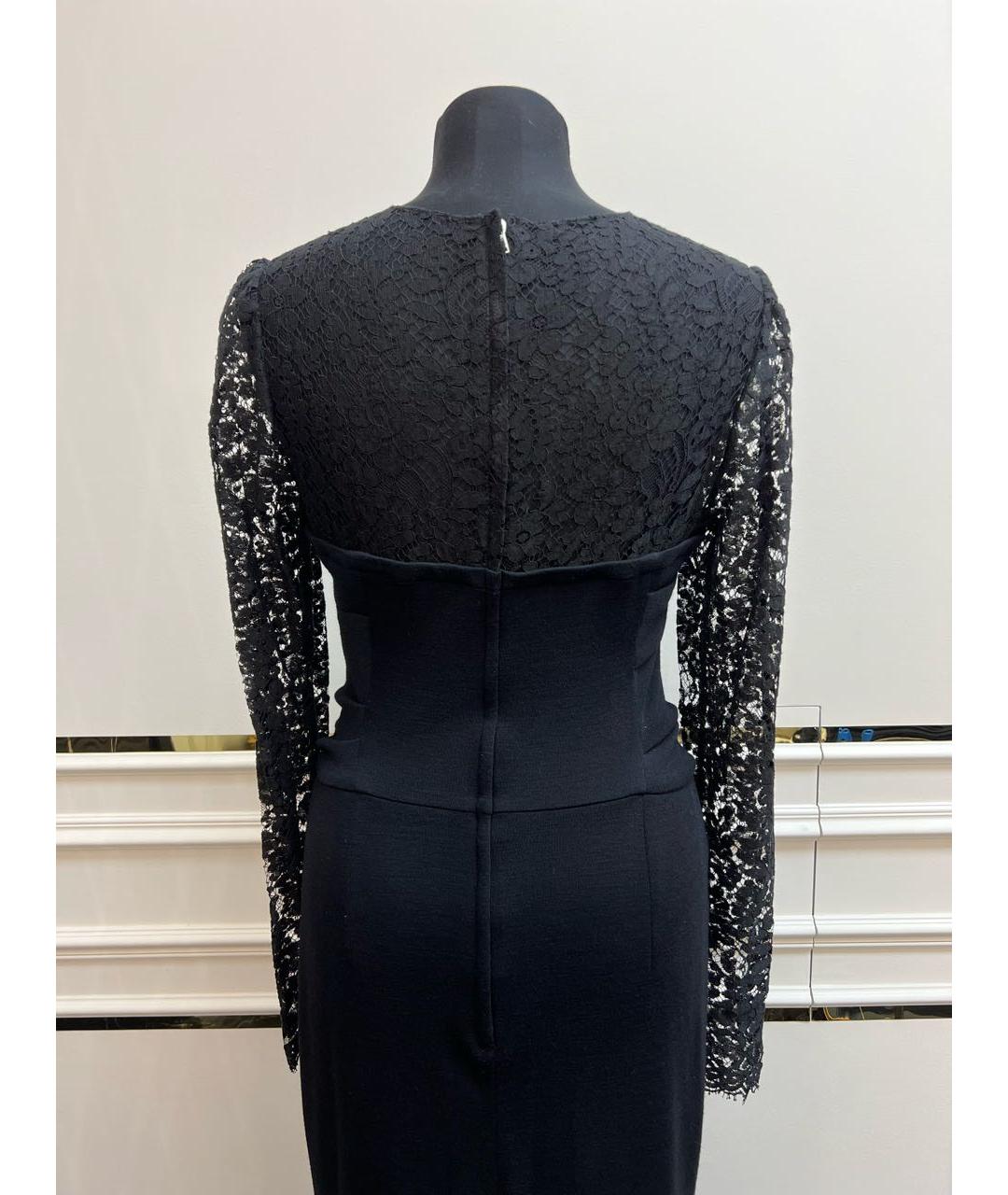 DOLCE&GABBANA Черное коктейльное платье, фото 5