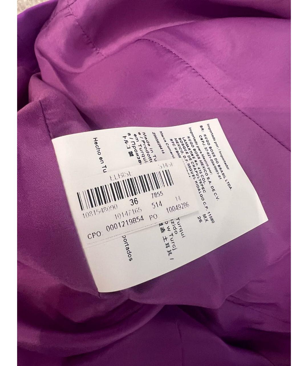 HUGO BOSS Фиолетовое повседневное платье, фото 5