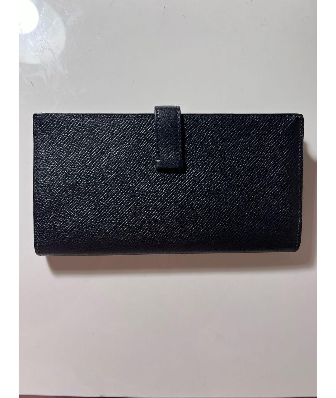 HERMES PRE-OWNED Черный кожаный кошелек, фото 2