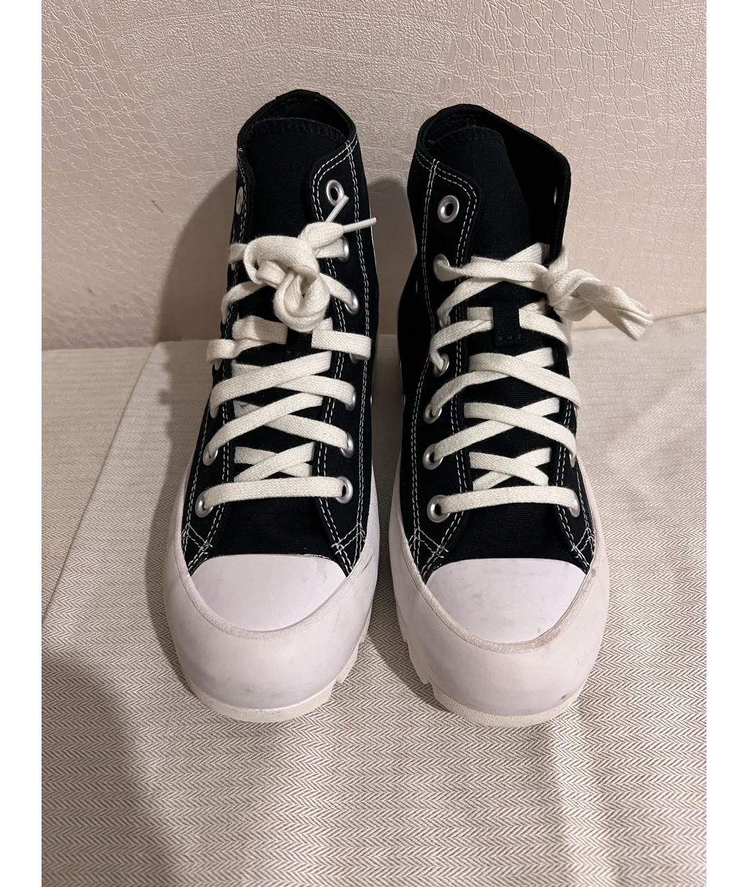 CONVERSE Черные текстильные кеды, фото 2