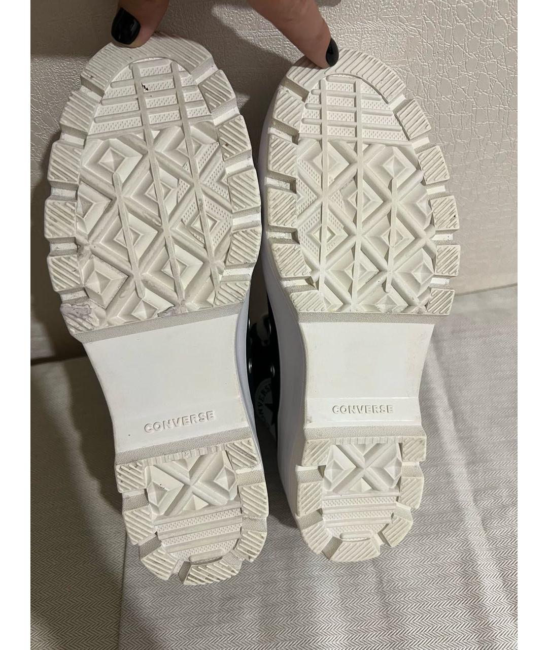 CONVERSE Черные текстильные кеды, фото 6