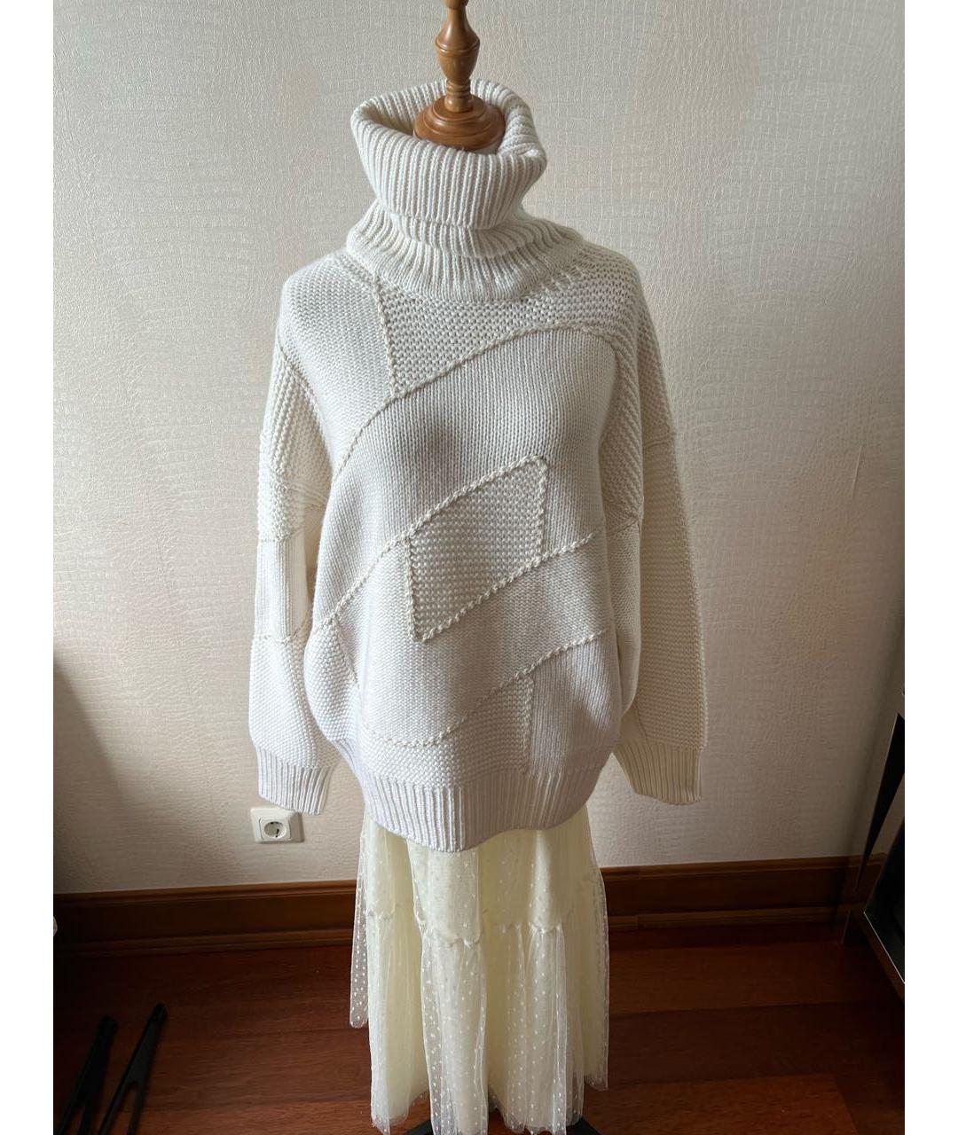 HERMES PRE-OWNED Белый кашемировый джемпер / свитер, фото 5