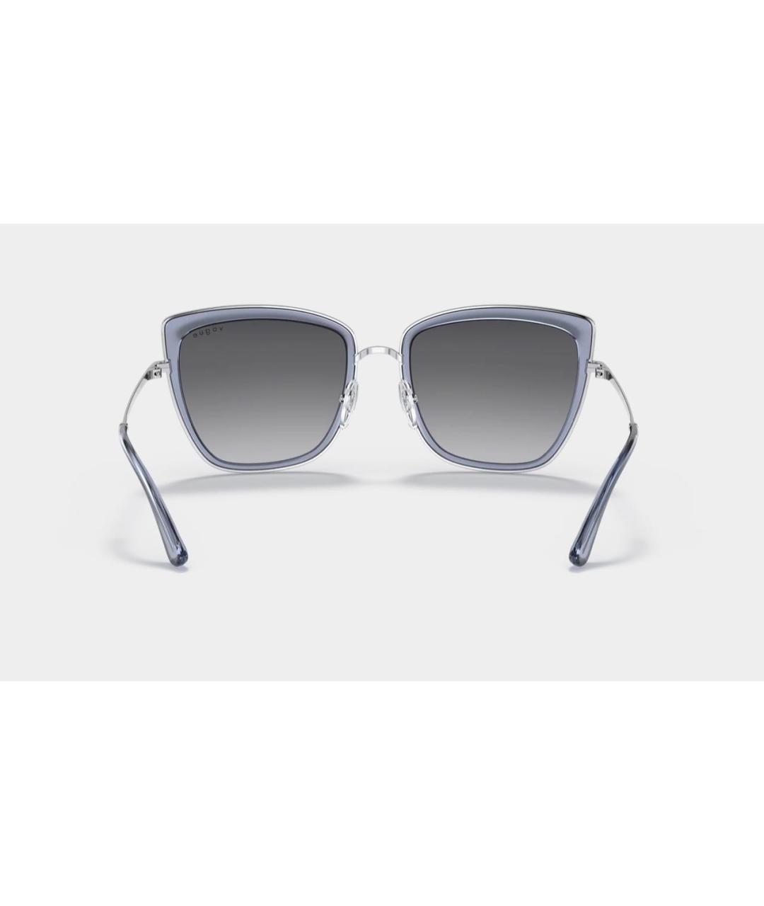 VOGUE EYEWEAR Серые металлические солнцезащитные очки, фото 3