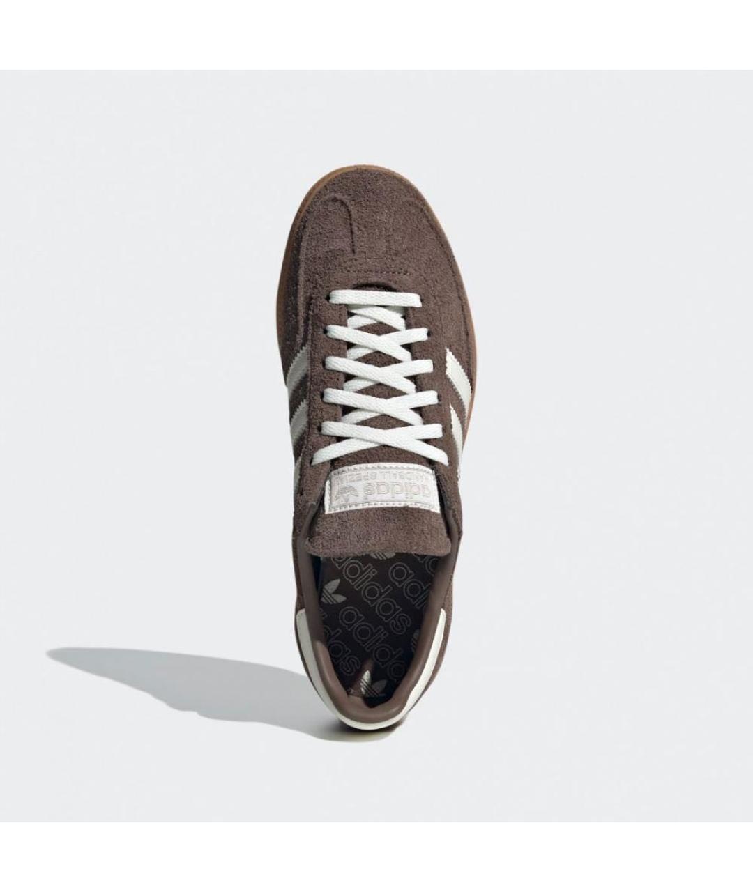 ADIDAS Коричневые замшевые кроссовки, фото 4