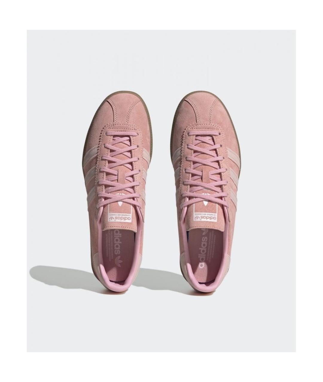 ADIDAS Розовые замшевые кроссовки, фото 4