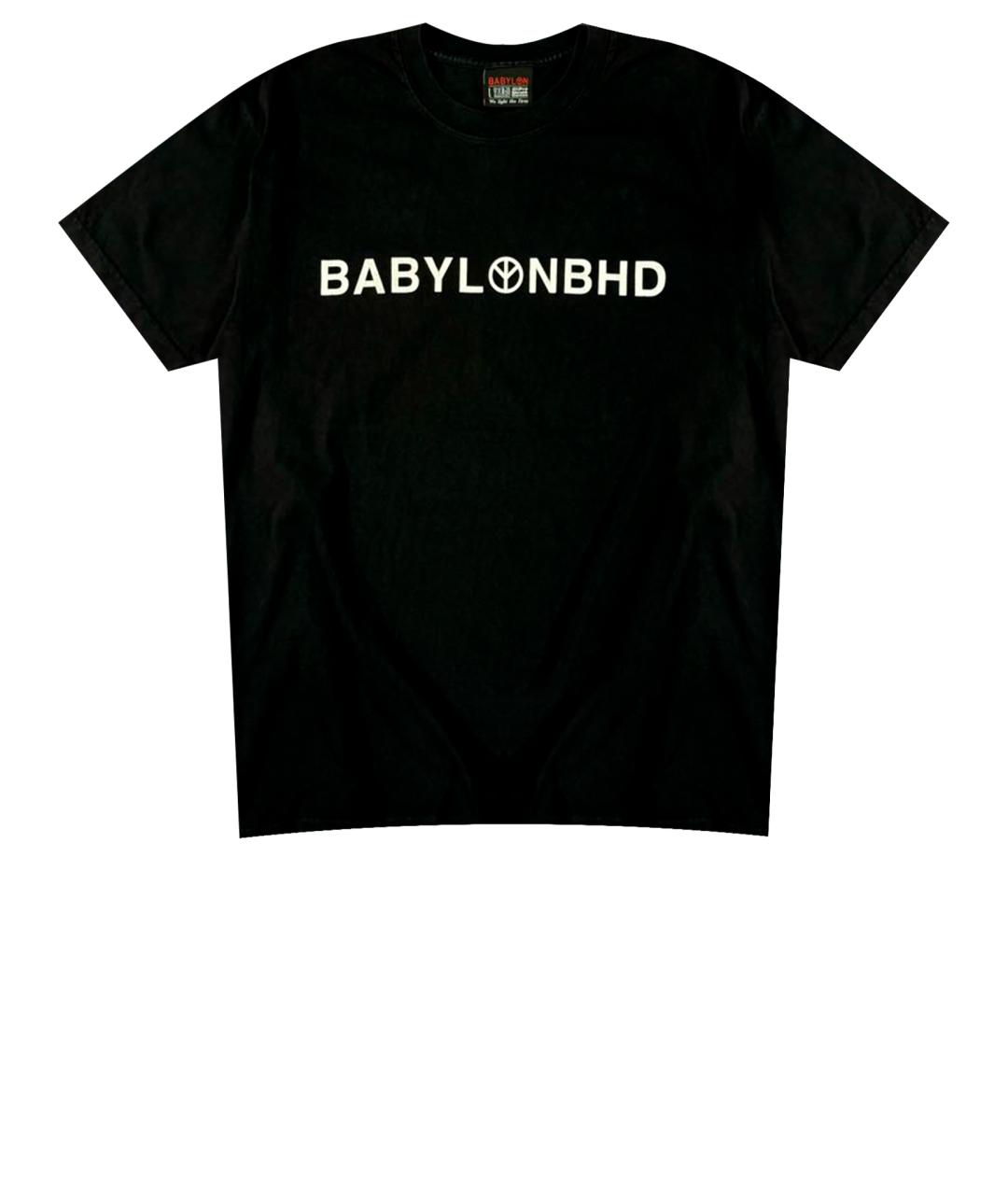 NEIGHBORHOOD Черная хлопковая футболка, фото 1