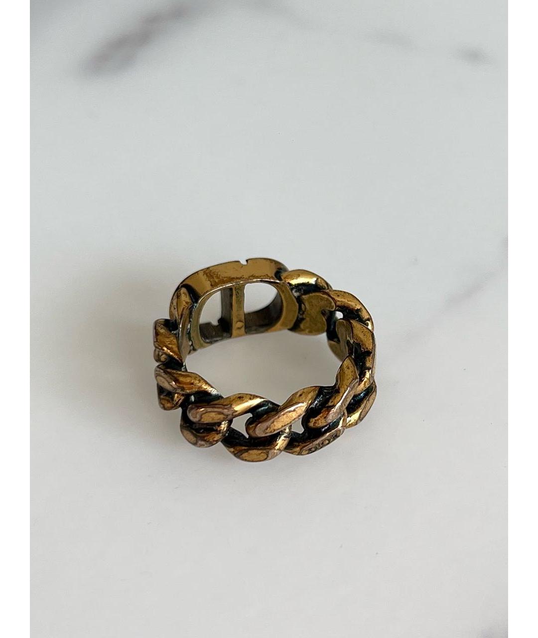 CHRISTIAN DIOR PRE-OWNED Золотое металлическое кольцо, фото 3