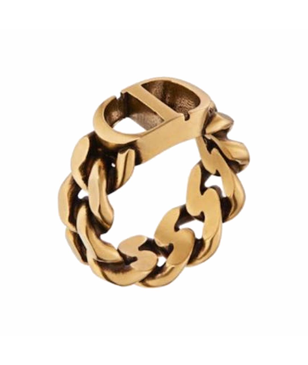 CHRISTIAN DIOR PRE-OWNED Золотое металлическое кольцо, фото 1