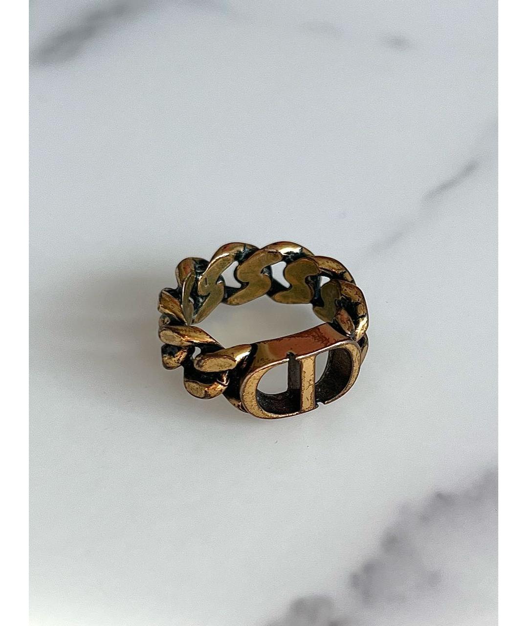 CHRISTIAN DIOR PRE-OWNED Золотое металлическое кольцо, фото 2