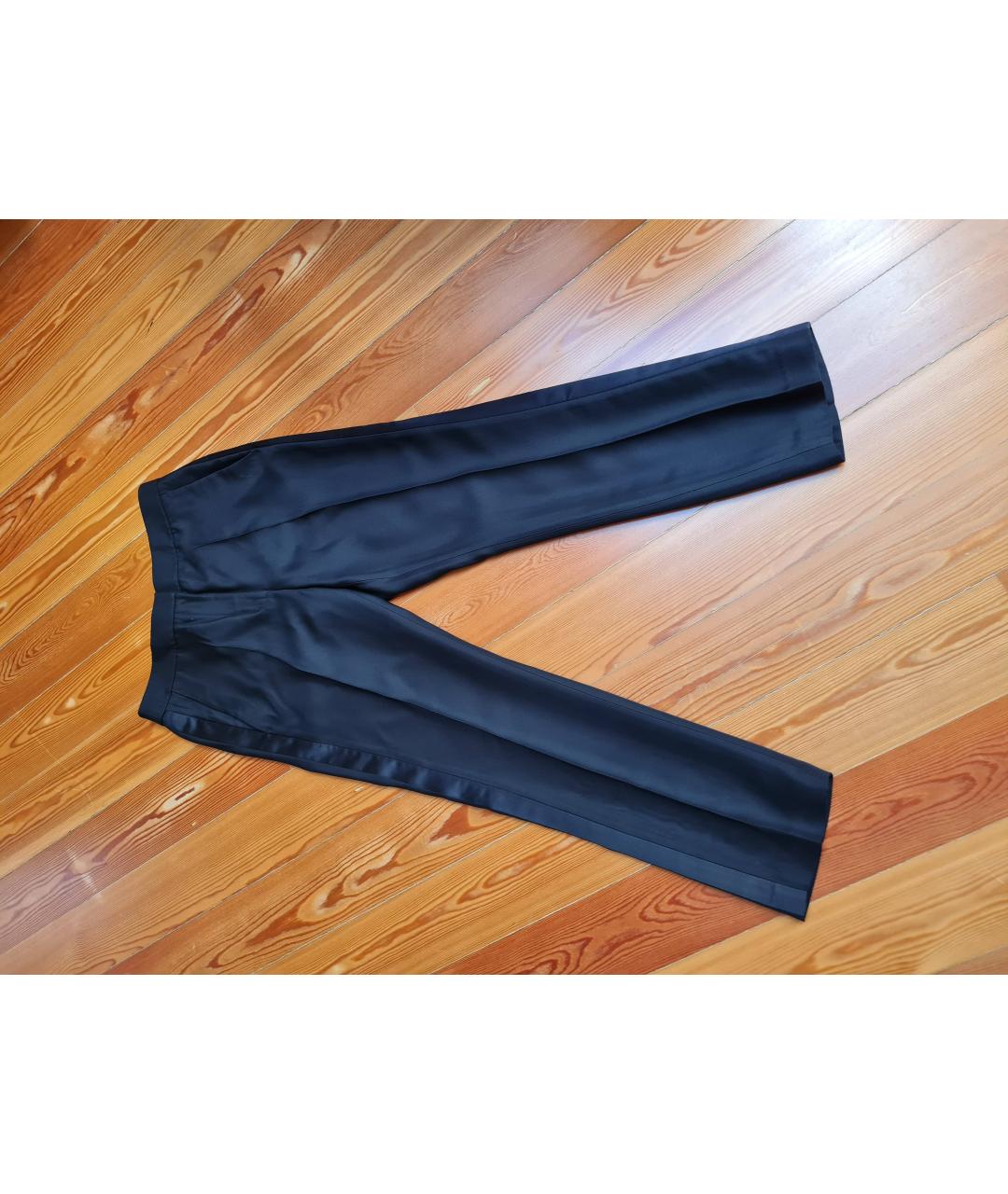 ISABEL MARANT Черные вискозные прямые брюки, фото 7