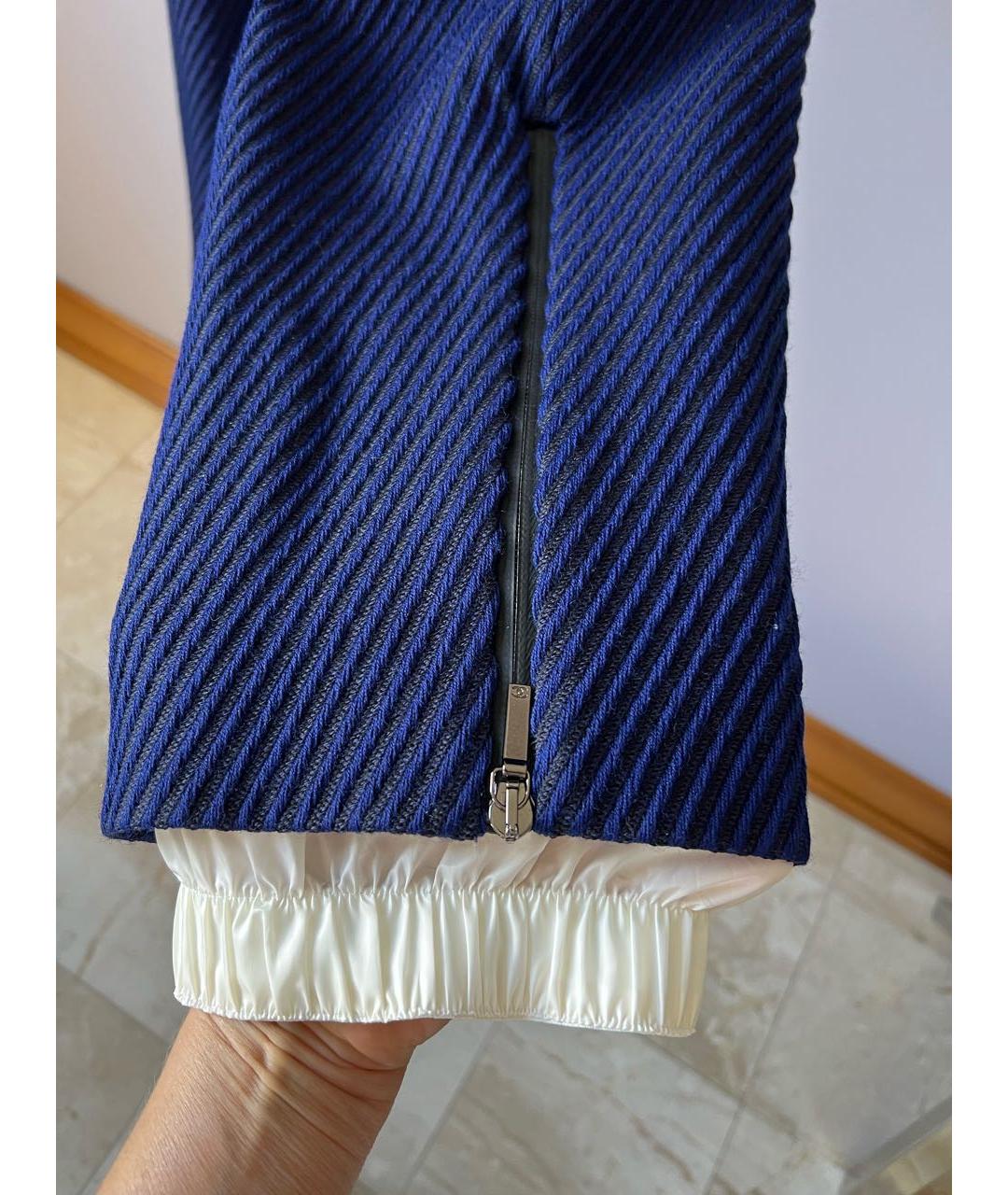 CHANEL Синие шерстяные спортивные брюки и шорты, фото 4