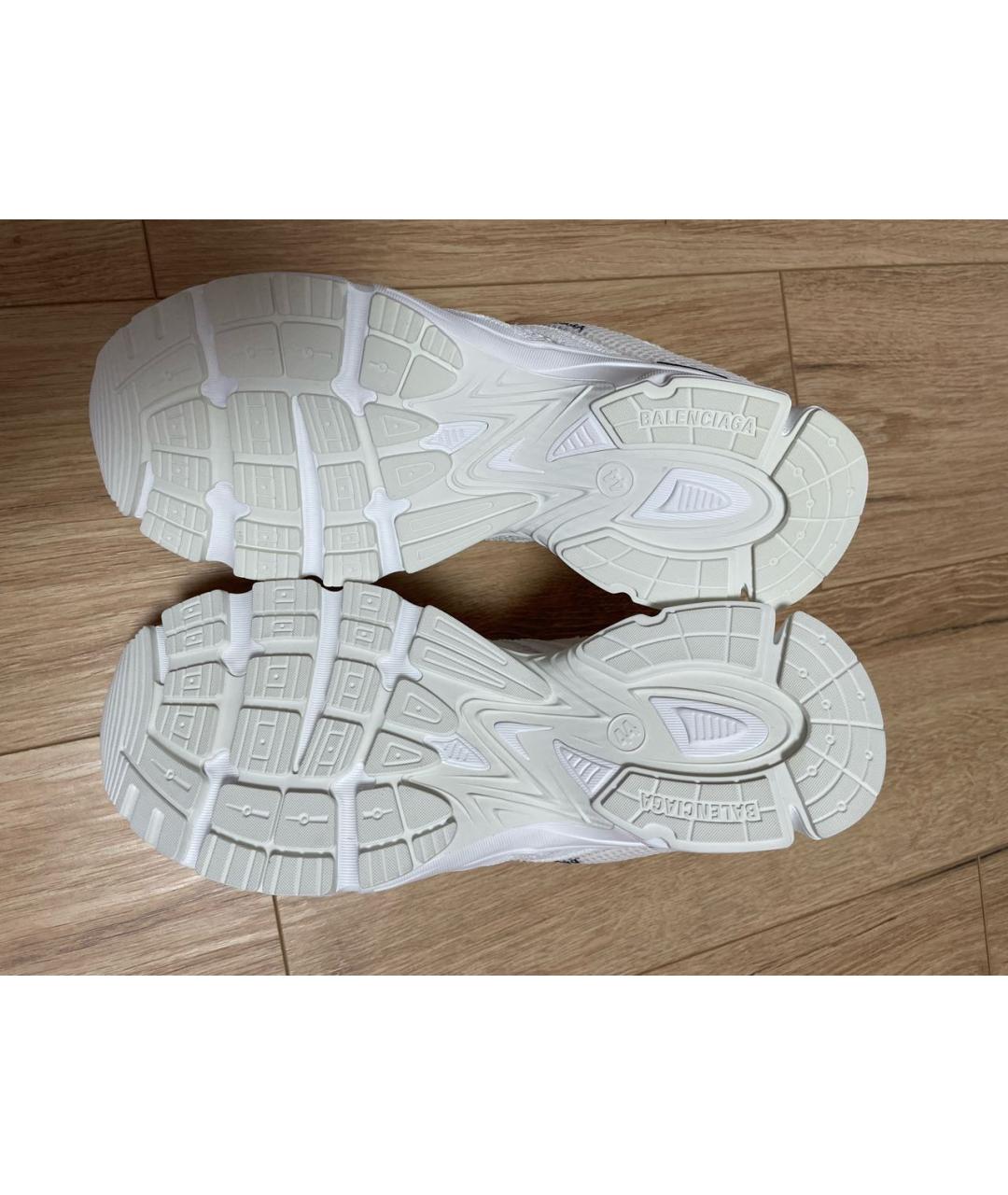 BALENCIAGA Белые низкие кроссовки / кеды, фото 4