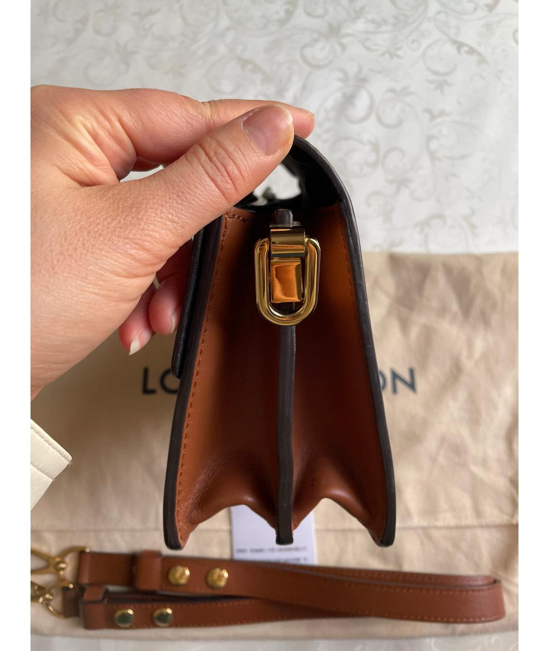 LOUIS VUITTON Коричневая сумка через плечо, фото 4