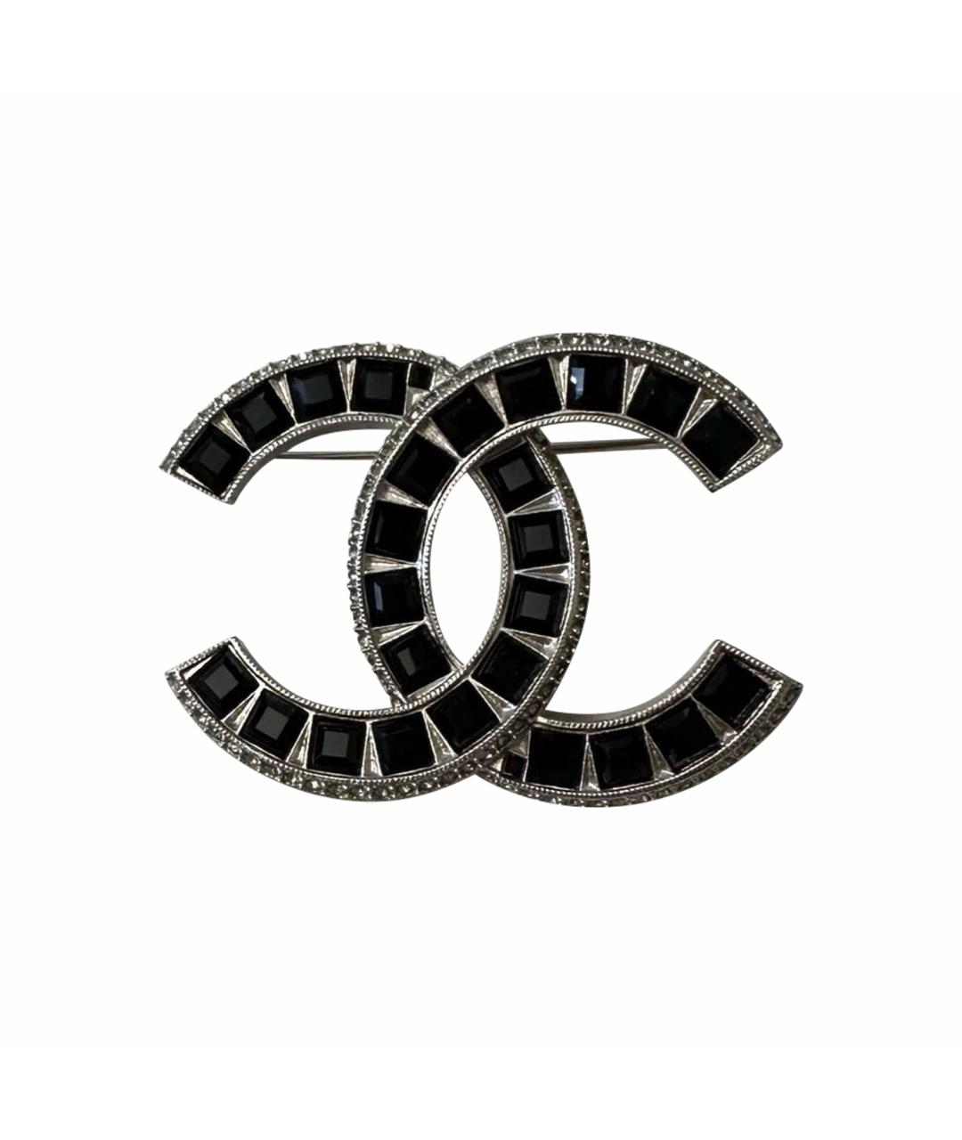 CHANEL PRE-OWNED Черная булавка / брошь, фото 1