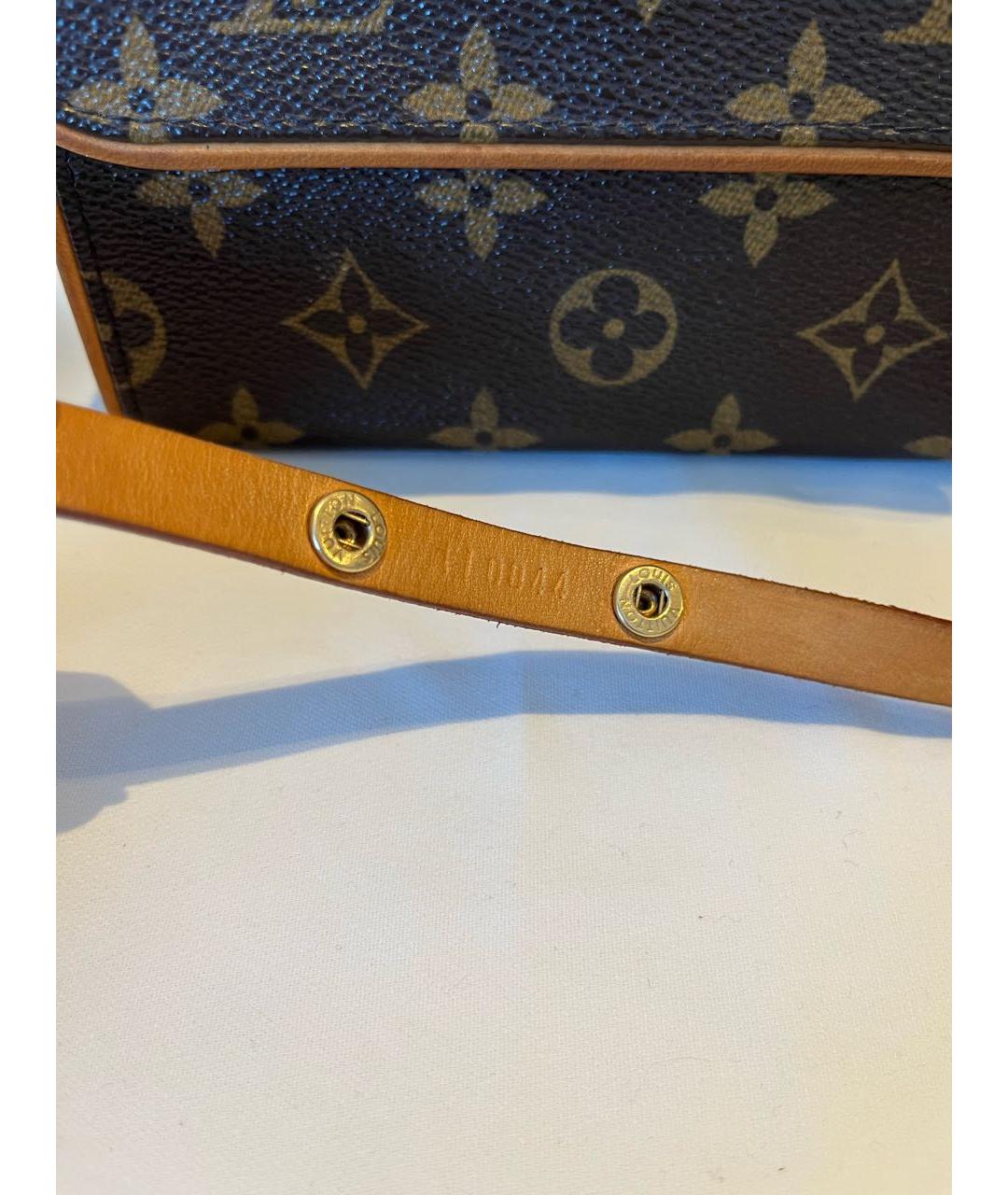 LOUIS VUITTON PRE-OWNED Коричневая поясная сумка, фото 5