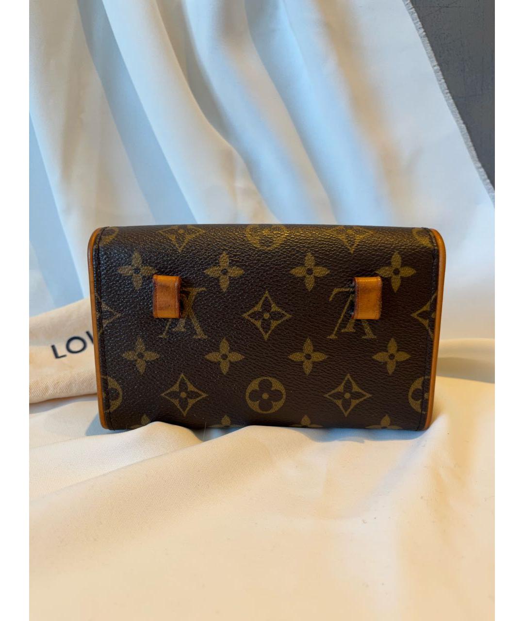 LOUIS VUITTON PRE-OWNED Коричневая поясная сумка, фото 2