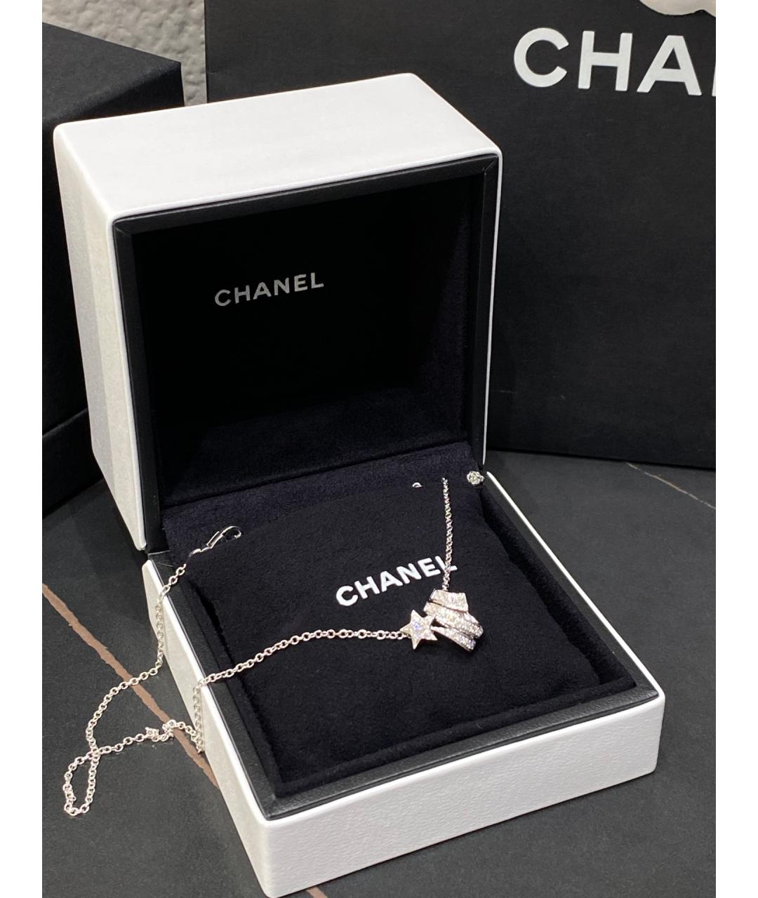 CHANEL Серебряное колье из белого золота, фото 5