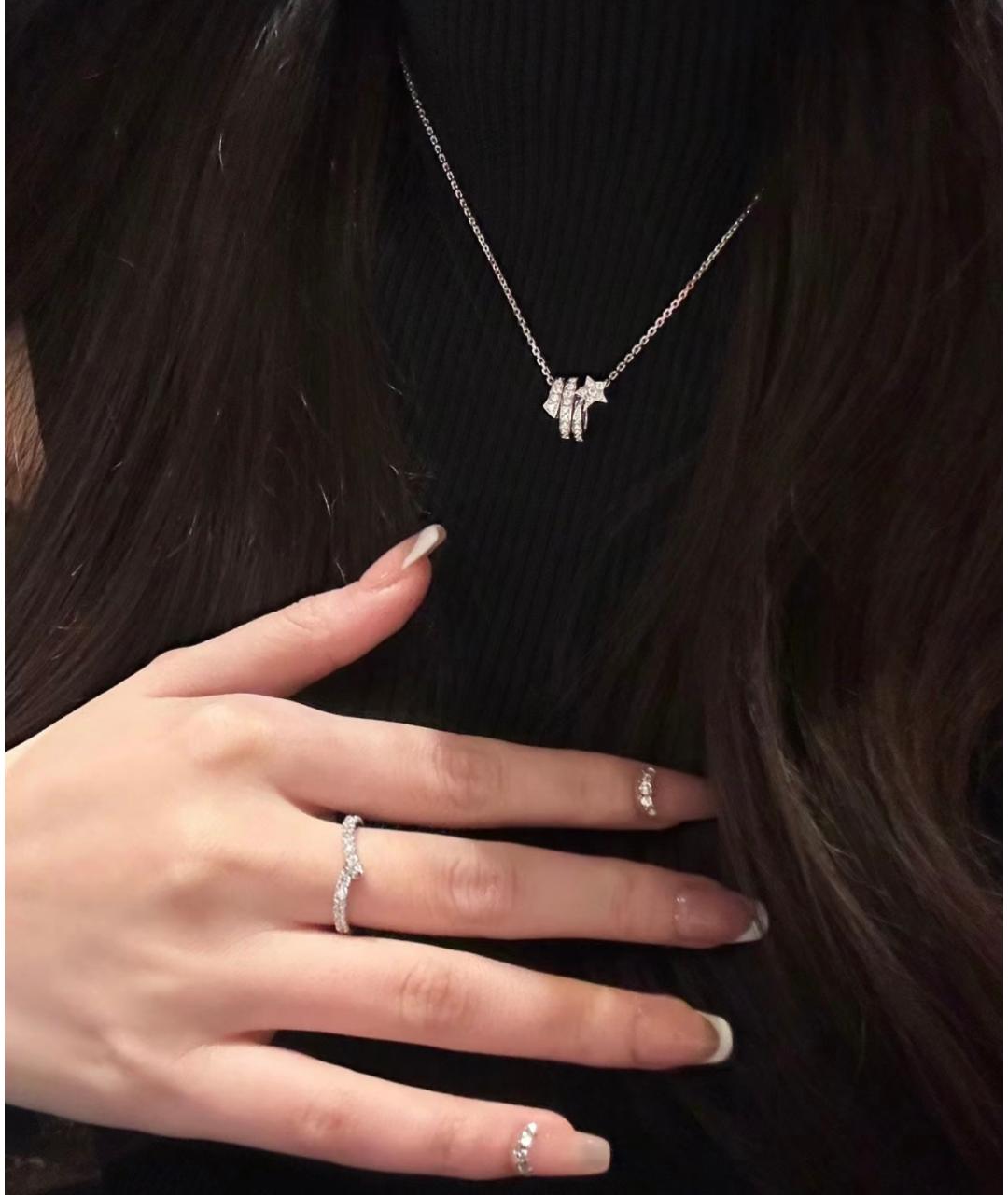 CHANEL Серебряное колье из белого золота, фото 9