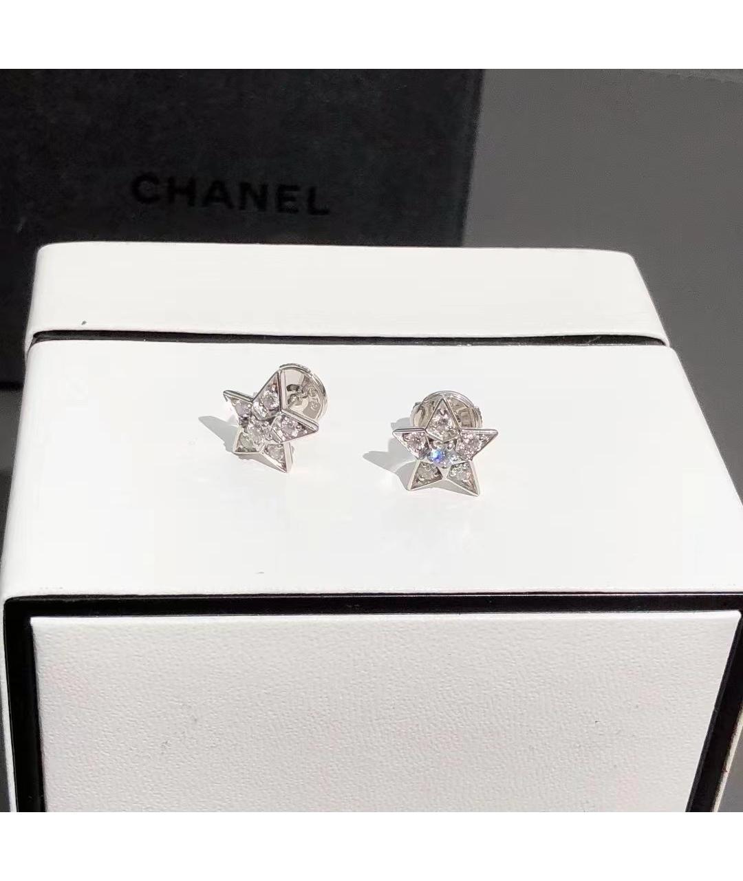 CHANEL Серьги из белого золота, фото 3